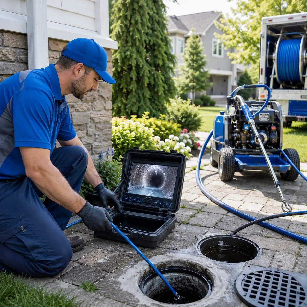 Outdoor drain cleaning professionals serving Los Ebanos, TX